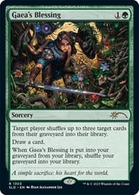 Gaea's Blessing - Secret Lair Drop Series - Magic: The Gathering card