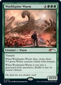 Worldspine Wurm - Secret Lair Drop Series - Magic: The Gathering card