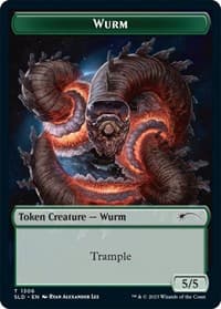 Wurm Token - Secret Lair Drop Series - Magic: The Gathering card