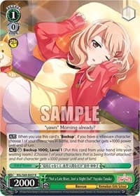 "Not a Late Riser, Just a Night Owl" Yuyuko Tanaka - Revue Starlight -Re LIVE- - Weiss Schwarz card