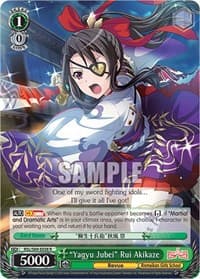 "Yagyu Jubei" Rui Akikaze - Revue Starlight -Re LIVE- - Weiss Schwarz card