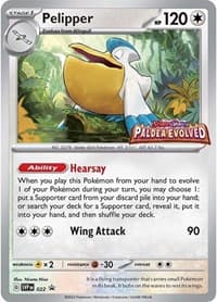 Pelipper - 022 (Prerelease) - SV: Scarlet & Violet Promo Cards - Pokemon card