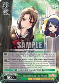 "A Passionate Gaze" Rui Akikaze - Revue Starlight -Re LIVE- - Weiss Schwarz card