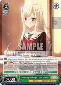 "Balancing the Budget" Fumi Yumeoji - Revue Starlight -Re LIVE- - Weiss Schwarz card
