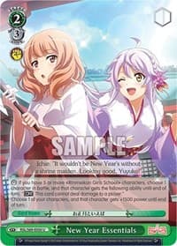New Year Essentials - Revue Starlight -Re LIVE- - Weiss Schwarz card