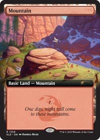Mountain (1358) - Secret Lair Drop Series - Magic: The Gathering card
