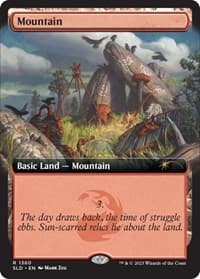 Mountain (1360) - Secret Lair Drop Series - Magic: The Gathering card