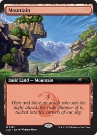 Mountain (1361) - Secret Lair Drop Series - Magic: The Gathering card