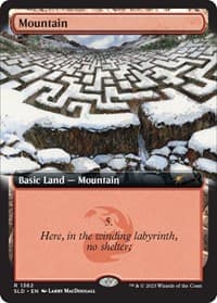 Mountain (1362) - Secret Lair Drop Series - Magic: The Gathering card