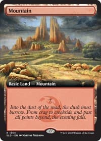 Mountain (1364) - Secret Lair Drop Series - Magic: The Gathering card
