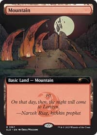 Mountain (1367) - Secret Lair Drop Series - Magic: The Gathering card