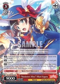 "Musketeer Athos" Hikari Kagura - Revue Starlight -Re LIVE- - Weiss Schwarz card