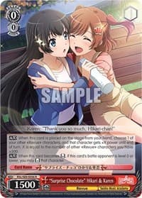 "Surprise Chocolate" Hikari & Karen - Revue Starlight -Re LIVE- - Weiss Schwarz card