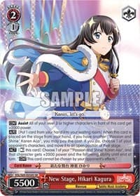 New Stage, Hikari Kagura (SR) - Revue Starlight -Re LIVE- - Weiss Schwarz card