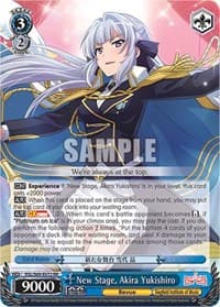 New Stage, Akira Yukishiro - Revue Starlight -Re LIVE- - Weiss Schwarz card