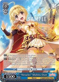 "Heracles" Michiru Otori (SP) - Revue Starlight -Re LIVE- - Weiss Schwarz card
