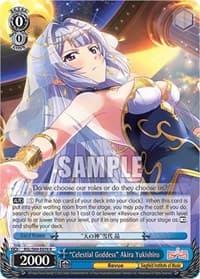 "Celestial Goddess" Akira Yukishiro - Revue Starlight -Re LIVE- - Weiss Schwarz card