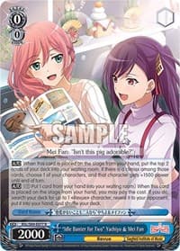 "Idle Banter for Two" Yachiyo & Mei Fan - Revue Starlight -Re LIVE- - Weiss Schwarz card