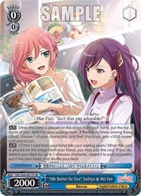"Idle Banter for Two" Yachiyo & Mei Fan (SR) - Revue Starlight -Re LIVE- - Weiss Schwarz card