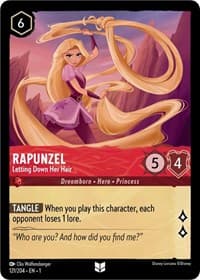Rapunzel - Letting Down Her Hair - The First Chapter - Disney Lorcana card