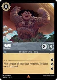 Maui - Demigod - The First Chapter - Disney Lorcana card
