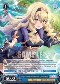 "Knight of the Black Lion Nation" Claudine Saijo - Revue Starlight -Re LIVE- - Weiss Schwarz card
