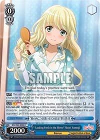 "Looking Fresh in the Mirror" Shiori Yumeoji - Revue Starlight -Re LIVE- - Weiss Schwarz card