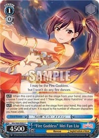 "Fire Goddess" Mei Fan Liu - Revue Starlight -Re LIVE- - Weiss Schwarz card