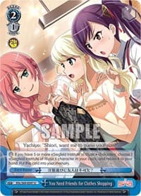 You Need Friends for Clothes Shopping - Revue Starlight -Re LIVE- - Weiss Schwarz card