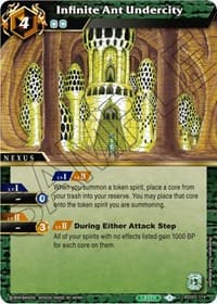 Infinite Ant Undercity - False Gods - Battle Spirits Saga card