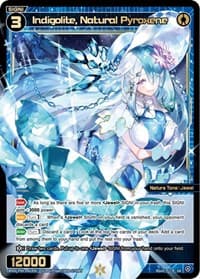 Indigolite, Natural Pyroxene - Conflated Diva - WIXOSS card