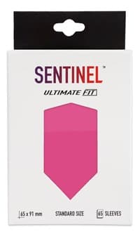 Sentinel Ultimate Fit Sleeves - Pink (65-Pack) - Procyon Gaming Card Sleeves - Card Sleeves card