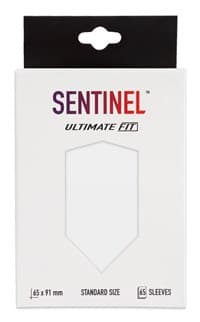 Sentinel Ultimate Fit Sleeves - White (65-Pack) - Procyon Gaming Card Sleeves - Card Sleeves card