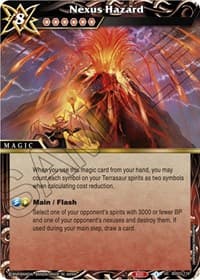 Nexus Hazard - False Gods - Battle Spirits Saga card