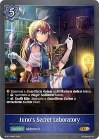 Juno's Secret Laboratory - BP01: Advent of Genesis - Shadowverse: Evolve card