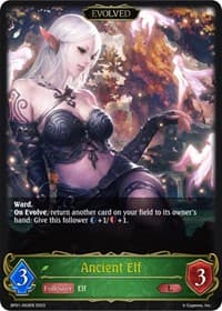 Ancient Elf (Evolved) - BP01: Advent of Genesis - Shadowverse: Evolve card