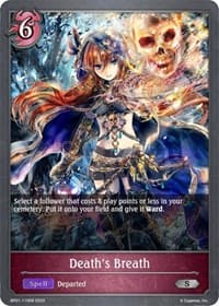 Death's Breath - BP01: Advent of Genesis - Shadowverse: Evolve card