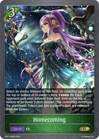 Homecoming - BP01: Advent of Genesis - Shadowverse: Evolve card