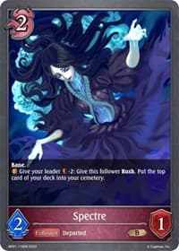 Spectre - BP01: Advent of Genesis - Shadowverse: Evolve card