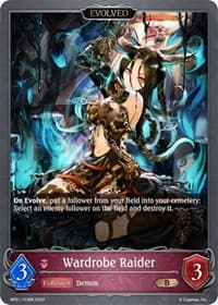 Wardrobe Raider (Evolved) - BP01: Advent of Genesis - Shadowverse: Evolve card