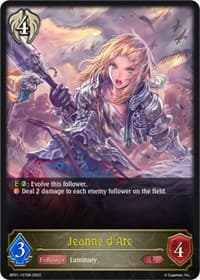 Jeanne d'Arc - BP01: Advent of Genesis - Shadowverse: Evolve card