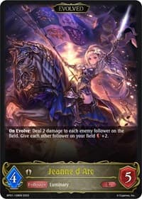 Jeanne d'Arc (Evolved) - BP01: Advent of Genesis - Shadowverse: Evolve card