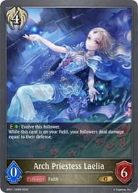 Arch Priestess Laelia - BP01: Advent of Genesis - Shadowverse: Evolve card