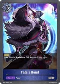 Fate's Hand - BP01: Advent of Genesis - Shadowverse: Evolve card