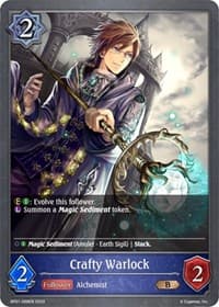Crafty Warlock - BP01: Advent of Genesis - Shadowverse: Evolve card