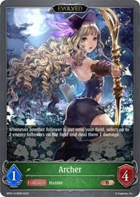 Archer (Evolved) - BP01: Advent of Genesis - Shadowverse: Evolve card