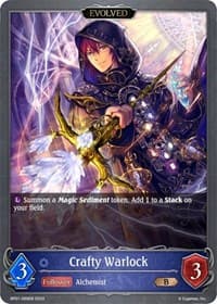 Crafty Warlock (Evolved) - BP01: Advent of Genesis - Shadowverse: Evolve card
