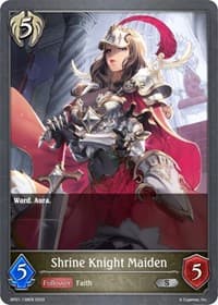 Shrine Knight Maiden - BP01: Advent of Genesis - Shadowverse: Evolve card