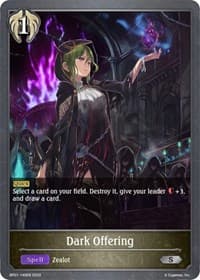Dark Offering - BP01: Advent of Genesis - Shadowverse: Evolve card