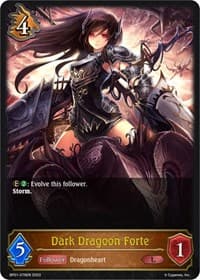 Dark Dragoon Forte - BP01: Advent of Genesis - Shadowverse: Evolve card